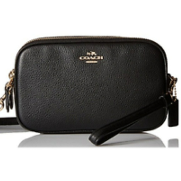Coach Handbags - NWT Coach Pebble Leather Cross-body/Clutch